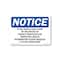 Signmission OSHA Notice Sign, 7" Height, Aluminum, If You Would Like A Copy Of The Notice Of Sign, Landscape OS-NS-A-710-L-13639 - alternate 1
