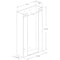 Azar Displays Acrylic Triple Glove Dispenser Holder, 16in. H x 10in. W x 3.5in. D 255630-1PK - alternate 3