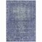Homeroots 3' X 5' Navy Blue Oriental Washable Indoor Outdoor Area Rug 607560 - alternate 7