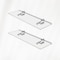 Fab Glass And Mirror Acrylic Shelf 6 x 11.5inces Chrome Bracket 3/4in Thickness Acrylic Pack of 2 AS19CC-6x11CH2P - alternate 1