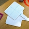 Flipside Rectangular Graph Dry Erase Answer Paddle - Class Pack of 24 18244 - alternate 5
