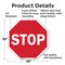 Signmission Stop, 10 Inch X 10 Inch, Aluminum Metal Signs OC-A-10-71 - alternate 4