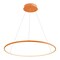 Jonathan Y Brice 35" Modern Contemporary Metal Round Dimmable Integrated LED Pendant, Orange JYL7220G - alternate 1