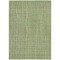 Homeroots 5' X 8' Green Ivory And Gray Striped Washable Indoor Outdoor Area Rug 597380 - alternate 5