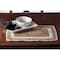 Homeroots 19" Set of Four Natural And Ivory Geometric Braided Jute Placemats 534183 - alternate 6
