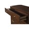 Homeroots 38" Mahogany Solid Wood Four Drawer Chest 524149 - alternate 5