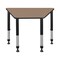 Regency Adjustable Height Kids Learning School Desk, 36 in W X Wood, Metal, Noble Oak TSD362319NO - alternate 5