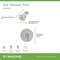 Symmons Dia HydroMersion Multi Spray Single Handle Shower Trim Kit with Escutcheon (Valve Not Included) 3591B15TRM - alternate 2