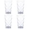 Gibson Home Lattice 4 Piece 16 Ounce Glass Tumbler Set 141407.04 - alternate 3