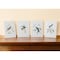Homeroots Set of Four White Hummingbird Art, 4PK 516350 - alternate 4
