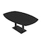 Skutchi Designs Arc Boat Conference Table, 45 in W, 72 in L, Black HAR-ABOT-48x72-DOU.BK-U999ST19 - alternate 1