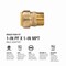 Proline Series 1-in PF x MIP Brass Push Fit Male Adapter 6630-105 - alternate 4