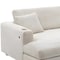Homeroots 54" Khaki Fabric Modular USB Sleeper Sofa 568289 - alternate 7