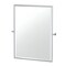 Gatco A-Line 31.5" Framed Rectangle Mirror, Chrome 5659FS - alternate 1