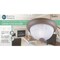 Boston Harbor Single Light Flush Mount Ceiling Fixture, 120 V, 60 W, 1-Lamp, A19 or CFL Lamp F202CS01-8031MB3L - alternate 3