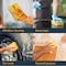 Powertec 4in Diamond Saw Blade for Angle Grinder 1pk Turbo Mesh Rim Blade & 4pk Large Square Grout Sponge 14032N - alternate 6