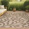 Jonathan Y Vine All Over Brown/Beige 4 ft. x 6 ft. Indoor/Outdoor Area Rug SMB117A-4 - alternate 1