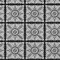 Homeroots 5' X 8' Black Ivory And Gray Medallion Washable Indoor Outdoor Area Rug 589327 - alternate 5