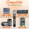 Pyle Pyle UHF Wireless System Kit, Battery Operated Handheld Dynamic Microphone Set, PA Karaoke, USB PDWMU103 - alternate 2