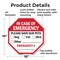 Signmission In Case of Emergency Please Save Ou, 10 Inch X 10 Inch, Aluminum Metal Signs OC-A-10-90 - alternate 5