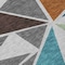 Homeroots 9' X 12' Gray Copper And Brown Geometric Washable Indoor Outdoor Area Rug 600370 - alternate 5
