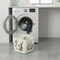 Basicwise Set of 2 Plastic Laundry Baskets with Handles Large & Small Ventilated Hampers for Clothes, White QI003857WT.2 - alternate 5