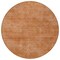 Homeroots 8' Brown Round Washable Indoor Outdoor Area Rug 598850 - alternate 5