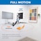Mount-It Wall Mntd Sit-Stand Single Mon MI7905 - alternate 9