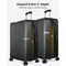 Suitour 3 Piece Luggage Sets Expandable, Hardshell Travel Suitcase with Double Spinner Wheels and TSA Lock,  APLUGSETSBLK - alternate 6