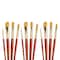 Princeton RealValue Brush Set, Gold Taklon Bristles, Short Handle Mixed Media Paintbrush, 4-Piece Set, 3PK PR9123 - alternate 1