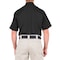 First Tactical Short Sleeve Shirt, 35% Cotton, 65% Polyester, Button, 0 Pocket(s), Black, M 112012 - alternate 3