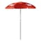Picnic Time Family Of Brands NCAA Nebraska Cornhuskers Outdoor Canopy Sunshade Beach Umbrella 5.5' - Red 822-00-100-404-0 - alternate 1