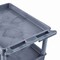 Luxor Utility Cart - Large Tub Cart - Two Shelves - Gray TC11-G - alternate 10