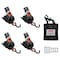 Mytee Products 1 ft ft x 10 ft Bolt on Orange Auto Retractable Ratchet Straps for Cargo, 2PK RS110R-BO-OR4PKx2 - alternate 6