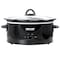 Better Chef 3 Quart Oval Slow Cooker with Removable Stoneware Crock in Black IM-463B - alternate 1