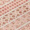 Homeroots 8' Salmon Beige And Copper Round Quatrefoil Washable Indoor Outdoor Area Rug 583248 - alternate 6