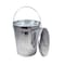 Mytee Products 6 Gallon Galvanized Steel Trash Can with Lid for Tow Trucks TRC-6GAL - alternate 4