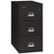 Fireking 17-3/4" W 3 Drawer File Cabinet, Black, Letter 3-1831-CBL - alternate 1
