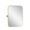 Homeroots 31" Gold Metal Framed Standing Mirror 564610 - alternate 1