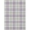 Homeroots 3' X 5' Lavender Purple And Gray Plaid Washable Indoor Outdoor Area Rug 601332 - alternate 5