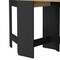 Homeroots 24" Wood Brown And Black Drop Leaf Trestle Base Dining Table 530200 - alternate 9