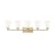 Z-Lite Oren 5-Light Vanity, 38 in W, Modern Gold 7004-5V-MGLD - alternate 4