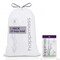 Happimess 5.3-Gallon 20L Lavender Scented Drawstring Trash Can Liner, White, 20-Count, 1-Pack of 20 Liners HPM3101B-W-1SET - alternate 3