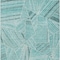 Homeroots 8' X 10' Teal Blue And Ivory Geometric Washable Indoor Outdoor Area Rug 594812 - alternate 5