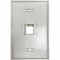 Eaton Tripp Lite Series Safe-IT 1-Port Single-Gang Keystone Wall Plate, Antibacterial, Ivory Matte, TAA N042AB-001-IVM - alternate 4