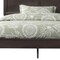Homeroots Espresso Inlaid Panels Wood Queen Bed Frame 285863 - alternate 5