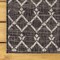 Jonathan Y Ourika Moroccan Geometric Textured Weave Black/Gray 3 ft Round Indoor/Outdoor Area Rug SMB108F-3R - alternate 8