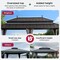 Sunjoy Kingston 20x12 Gazebo, Steel Hardtop Gazebo with Curtain and Netting - Brown Aluminum Posts A1020436A200 - alternate 6