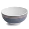 Gibson Home Silver Wind 16 Piece Fine Ceramic Dinnerware Set in Grey and Pink 130975.16 - alternate 7