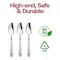 Smarty Had A Party Silver Baroque Disposable Plastic Dinner Spoons, 240PK 8330-SV-CASE - alternate 7